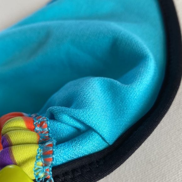 Puma striped bikini top Only, Size L - Picture 5 of 9